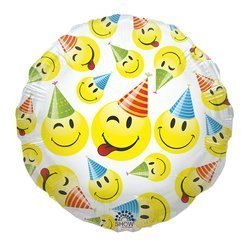 Foil balloon "Emoji" 18" (45cm.)