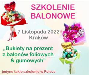 Szkolenie Balonowe 7 Listopada 2022, Bukiety z balonów