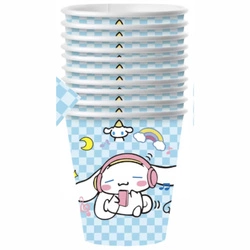 Paper cups with cute hens- 10 pcs.