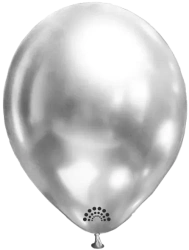Balloons 12 inches, Brilliance, Silver 50 pcs