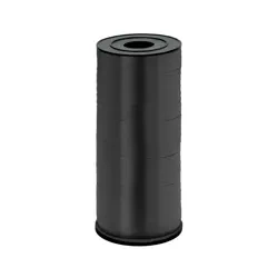 Stuha na balónky Pastelově černá (5mm*92m)