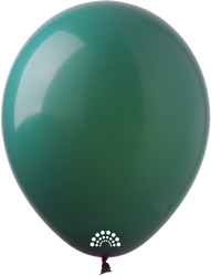 Premium SHOW 5 Inch Rubber Balloons, Forest Green (063)
