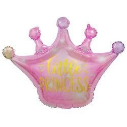 Pink Crown Foil Balloon (75cm*68cm)