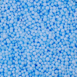 Modré polystyrenové kuličky pro balónky Bubbles (0.5l.)