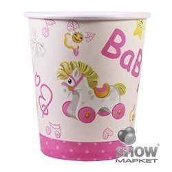 Kubeczki Papierowe Baby Girl (10 szt.)