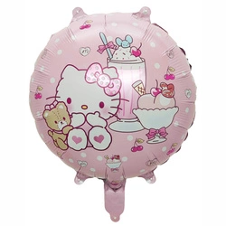 Balon foliowy Hello Kitty 18 cali (45 cm) – różowy balon urodzinowy