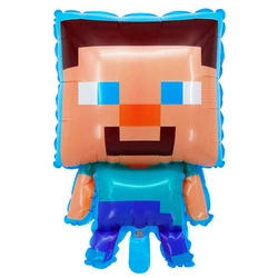 Minecraft Pixels Foil Balloon (67cm*43cm)