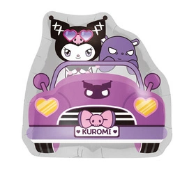 Kuromi 47 x 48 cm foil balloon.