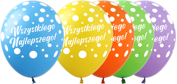 Balónky s přáním všeho nejlepšího (10 ks).)