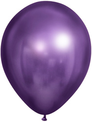 Balónky 12" chromové, fialové (50 ks)./ balení.)