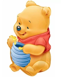 Foil balloon with Winnie the Pooh 44x62 cm.