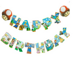 Papírová girlanda Happy Birthday Mario (1 ks)