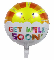 Get Well Soon 18" (45cm) foil balloon.)
