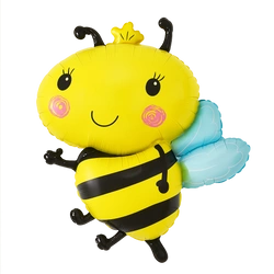 Foil balloon bee 70 × 89 cm.