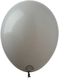 Premium SHOW Rubber Balloons 5 Inch, Gray (003)