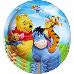 Paper plates Winnie the Pooh party decoration 10 pcs.