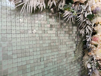 Winter Green Matte Sequin Panels (30cm*30cm)