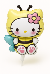 Фольгована кулька Hello Kitty у вигляді бджоли