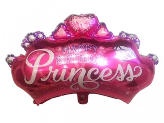 Pink Crown Foil Balloon (74cm*56cm)