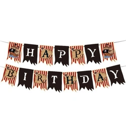 Paper Pirate Garland Happy Birthday