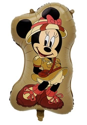 Balon foliowy Minnie Safari – 42,5 x 68 cm (do napełnienia helem)