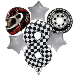 Set of Balloons for 8th Birthday Race
