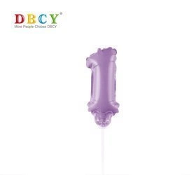 Number balloon on a stick "1"