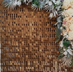 Panele Cekinowe Ciemne Złoto Matowe (30cm*30cm)