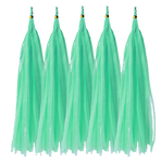 Ocas pro balónky Mint, střapec (5ks)