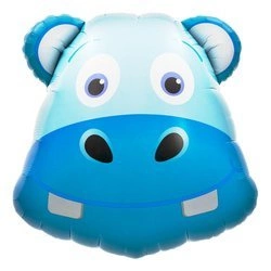 Hippopotamus Foil Balloon (71cm*76cm)