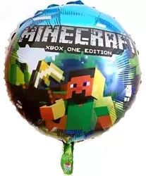 Balon foliowy Piksele. Minecraft 18" (45cm.)
