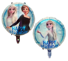 Balon foliowy Frozen.  Anna Elza (45cm.)