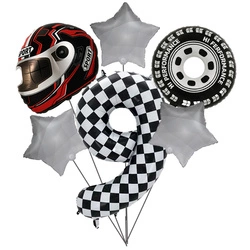 Set of Balloons for 9th Birthday Race