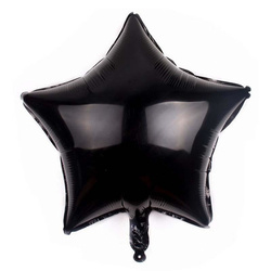 Фольга Зірка чорна 18" (45см).)