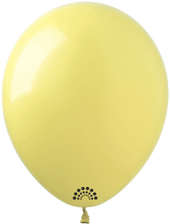 Balony Gumowe 12", Żółte Macaron (021)