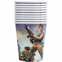 FORTNITE paper cups party decoration 10 pcs.