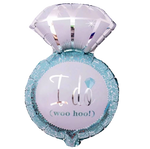 Fóliový balónkový prsten "I Do" Blue