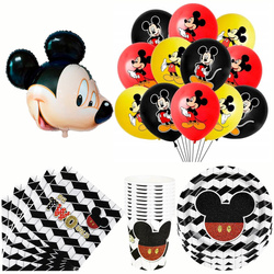 Zestaw Urodzinowy Mickey Mouse – Dekoracje na Przyjęcie (53 elementy)
