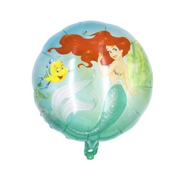Foil balloon Princess, Mermaid Ariel 18" (45cm.)
