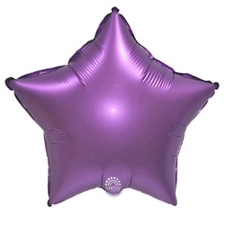 Lilac Foil Star 18" (45cm.)