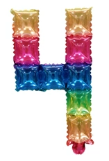 POP IT 4 Rainbow Foil Dipstick (40cm)