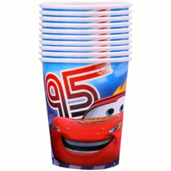 Paper cups "Cars / Cars" - 10 pieces