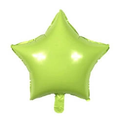 Pastel Green Foil Star 18" (45cm).)