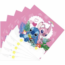 Paper napkins "Stitch and Angel" - 17 x 17 cm (20 pcs.)