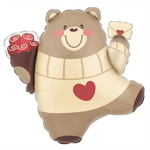 Balon Foliowy „Wyznanie Małego Misia” – 69x63 cm