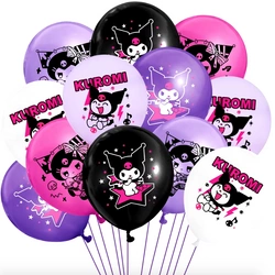 Kuromi printed rubber balloons (12 pcs.)