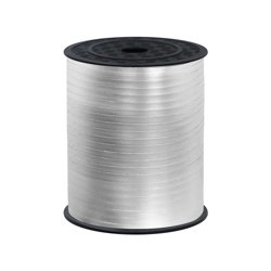 Silver chrome balloon ribbon (5mm*225m)