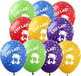 STO YEARS printed rubber balloons (10 pcs.)