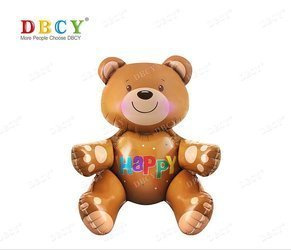 Foil Balloon "3D Bear " walking