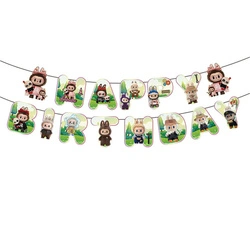 Labubu Happy Birthday Paper Garland